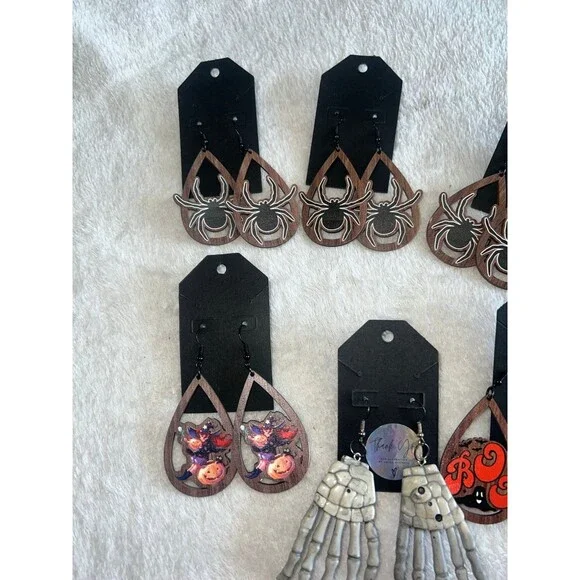 7 new, Halloween themed earrings - Picture 2 of 3